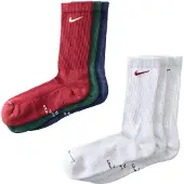 Nike Chaussettes bleu marine / vert gazon / rouge feu / blanc