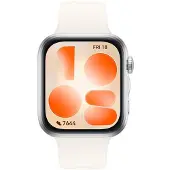 Huawei Montre connectée Watch Fit 5, Suivi d'activité et bien-être, Notifications, Blanc