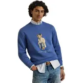 Ralph Lauren Sweat-shirt bleu marine / saphir / caramel / cappuccino