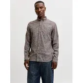 Jack & Jones Chemise 'JPRBLUHarvey' marron chiné