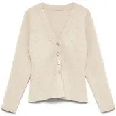 Vero Moda Cardigan 'VMMille' crème