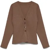 Vero Moda Cardigan 'VMMille' chocolat