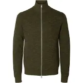 Selected Vestes en maille 'SLHDane' olive