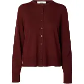 Selected Thea Cardigan Rouge M Femme