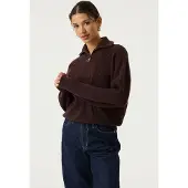 Garcia femme Pull, XXL, Brun