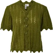 Pieces Cardigan 'ADA' vert foncé