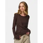 Pieces T-shirt 'PCJULIANE ROYA' brun foncé