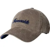 Faconnable Corduroy Italic 3d Cap Beige