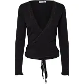 Pieces T-shirt 'PCBarbera Roya' noir