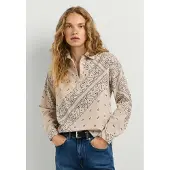 Pepe Jeans Chemisier ' GEORGY ' beige / noir / blanc