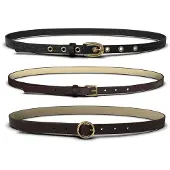 Pieces Ceinture 'PCAllie' marron châtaigne / rouge foncé / noir