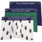 Ralph Lauren Boxers 'Classic' beige / bleu marine / vert / blanc