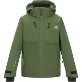 2117 of Sweden Lillpite, veste de ski, junior, vert