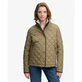 Superdry pour femme. W5012040A Veste Doublée Estate Country verte (S), Casuel, Polyester