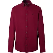 Hackett Chemise 'Oxford' rouge