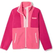 Columbia Back Bowl Ii Full Zip Fleece Rose 14-16 Years Enfants
