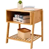 Relaxdays chevet bambou (45 x 36 x 50 cm)