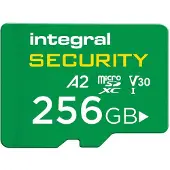 Integral INMSDX256G100V30-SEC (256 Go, microSD, U3, UHS-I), Carte mémoire, Vert