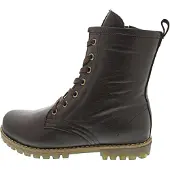 Andrea conti Bottines à lacets brun foncé