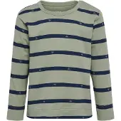 Hummel T-Shirt bleu foncé / vert