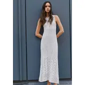 Pepe Jeans Robes en maille 'Kenia' blanc