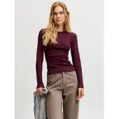 JJXX T-shirt 'JXFREYA' lie de vin
