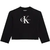 Calvin Klein Jeans Pull-over noir / blanc