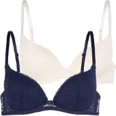 Dorina Soutien-gorge ivoire / bleu marine