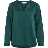 Vila Ellette Long Sleeve Shirt Vert 36 Femme