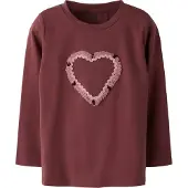 Name it T-Shirt 'NMFNAGINO' cyclamen / rose / rose ancienne