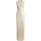 Ralph Lauren Robe de soirée beige
