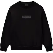 Napapijri Sweat gris foncé / noir