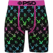 PSD Boxers 'Pleyboy Emblem' bleu clair / vert fluo / rose / noir