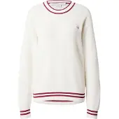 Calvin Klein Jeans Pull-over lie de vin / blanc