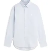 Tommy Hilfiger Chemise 'FLEX' bleu clair / blanc
