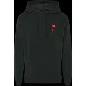 HUGO Sweat-shirt rouge / noir