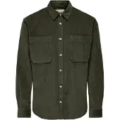 Only & Sons Chemise 'ONSALP' vert foncé