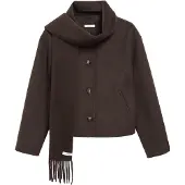 Comma Veste réversible avec écharpe amovible femme