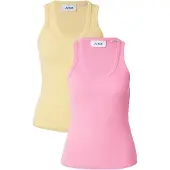 JJXX Haut jaune clair / rose clair