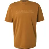 Napapijri T-Shirt 'S-Bollo' caramel / noisette