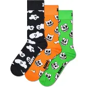 Happy socks Chaussettes 'Halloween' vert / orange / noir / blanc