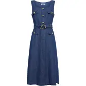 Salsa Jeans 21011542 Sleeveless Dress Bleu XS Femme