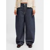 Jack & Jones Saki Baggy Barrel 12303538 Jeans Bleu 25 / 32 Femme