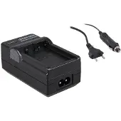 PATONA Chargeur 2en1 Panasonic DMW-BLC12 (Chargeur de batterie d'appareil photo), Alimentation pour appareil photo, Noir