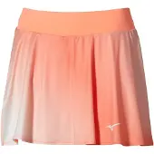Mizuno Tennis Graphic Skirt Orange S Femme
