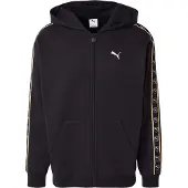 Puma Veste de survêtement 'Ess' jaune d'or / noir / blanc