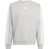 Adidas Sweat de sport gris clair / blanc