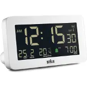 Braun Bc10 Dcf-w Clock Radio Argenté One Size / EU Plug 220V