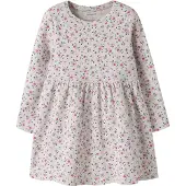 Name It Mini Robe bleu clair / gris clair / magenta / rose clair