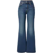 Levi's Jean 'RIBCAGE FLARE' bleu denim